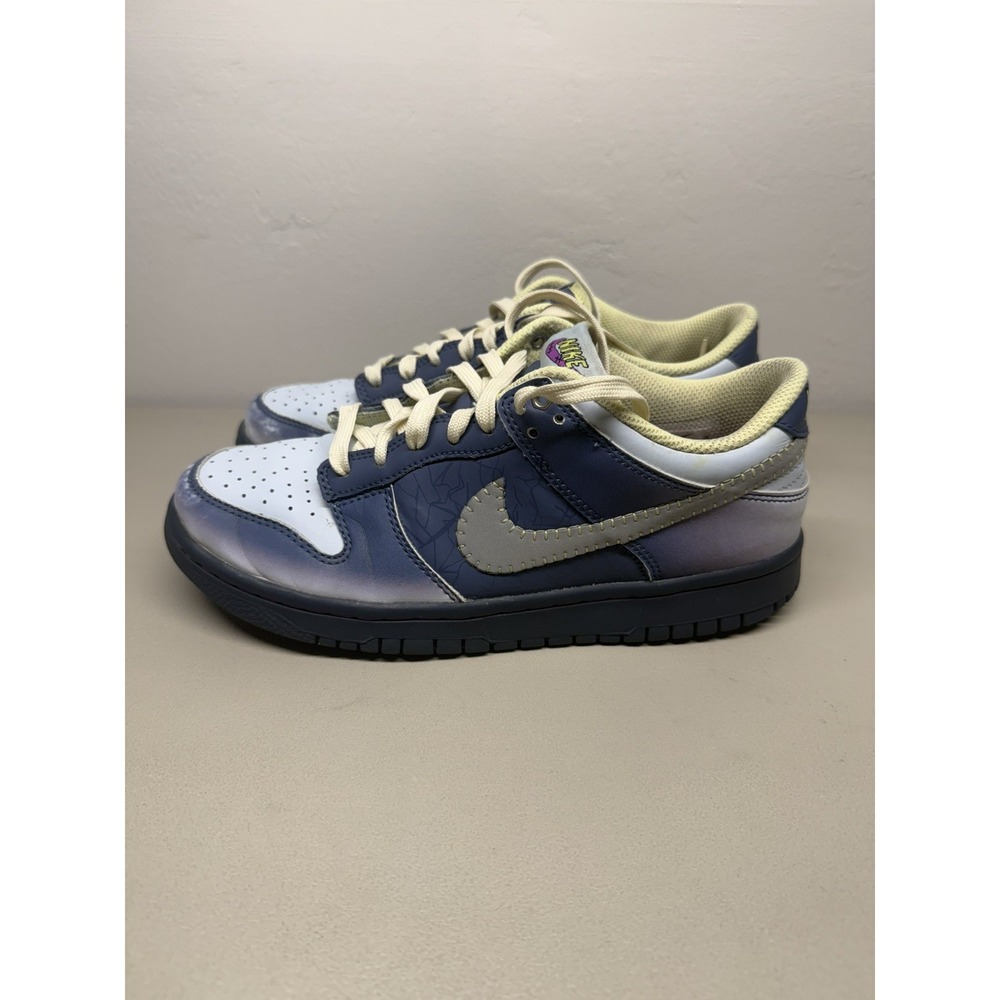Nike Dunk Low Unisex Kids Nike Dunk blue Low Halloween I Am Fearless Boy 7Y